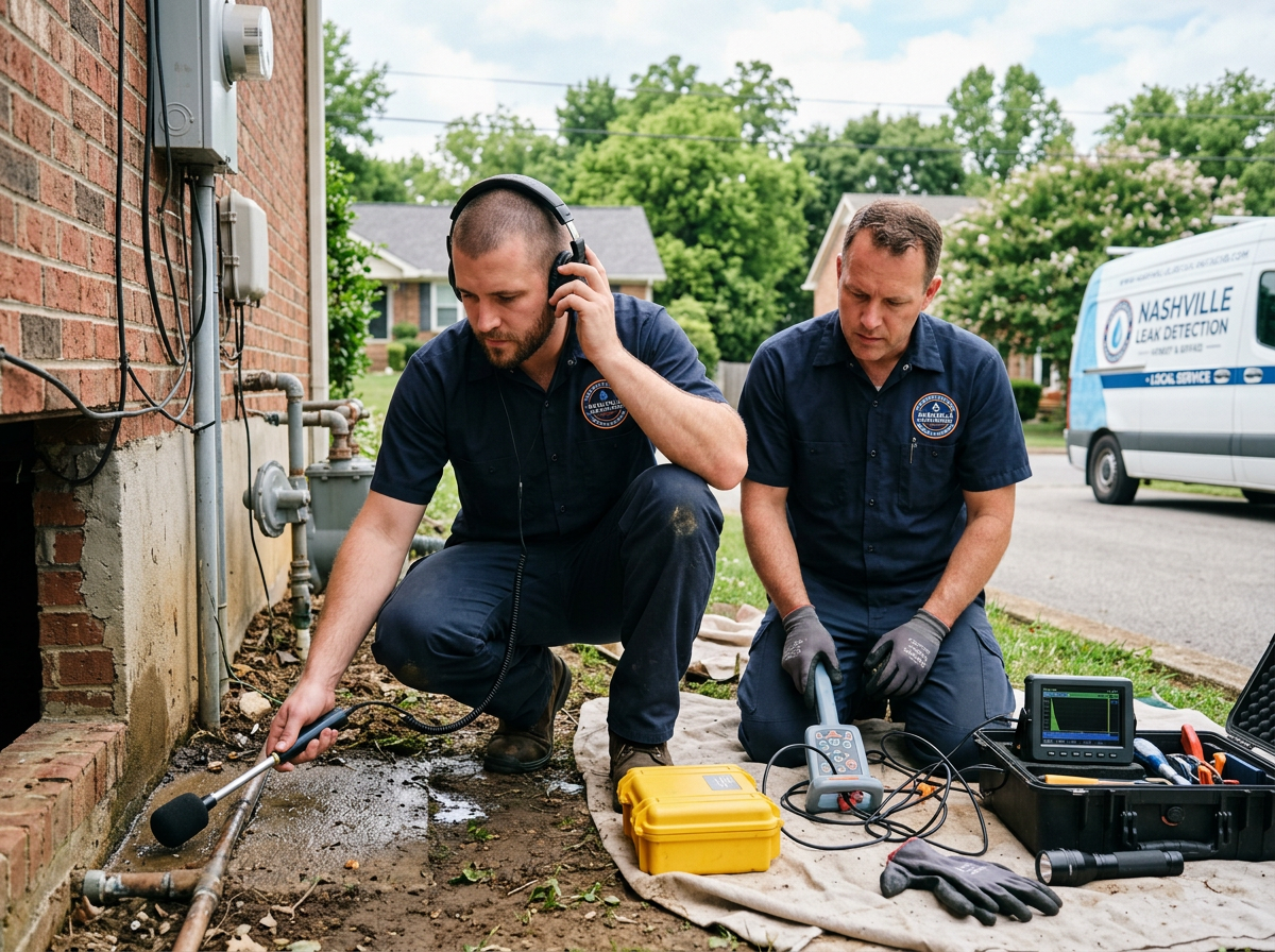 leak detection work by Nashville Slab Leak in Nashville, Tennessee