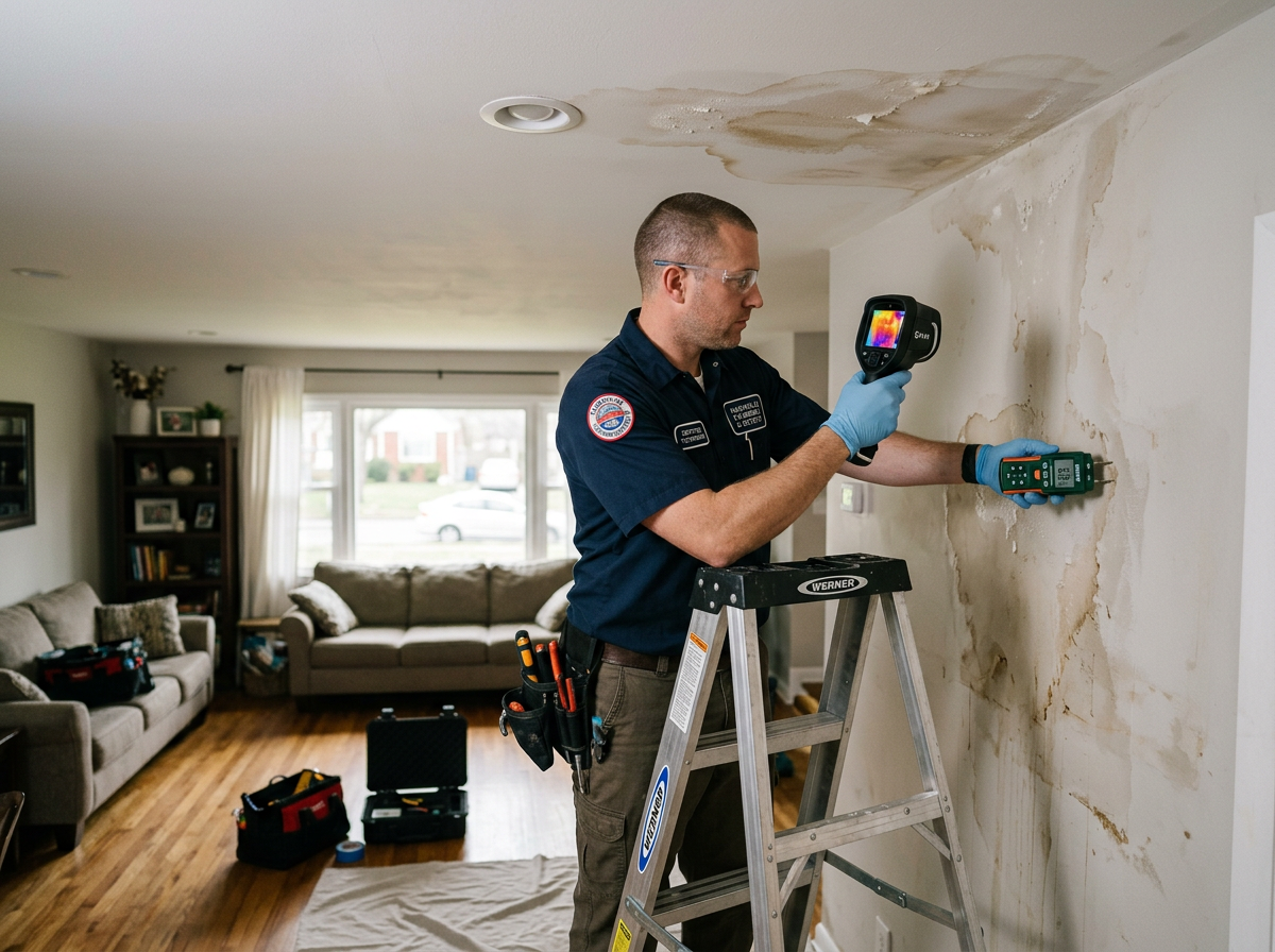 Ceiling and Wall Leak Detection in Nashville