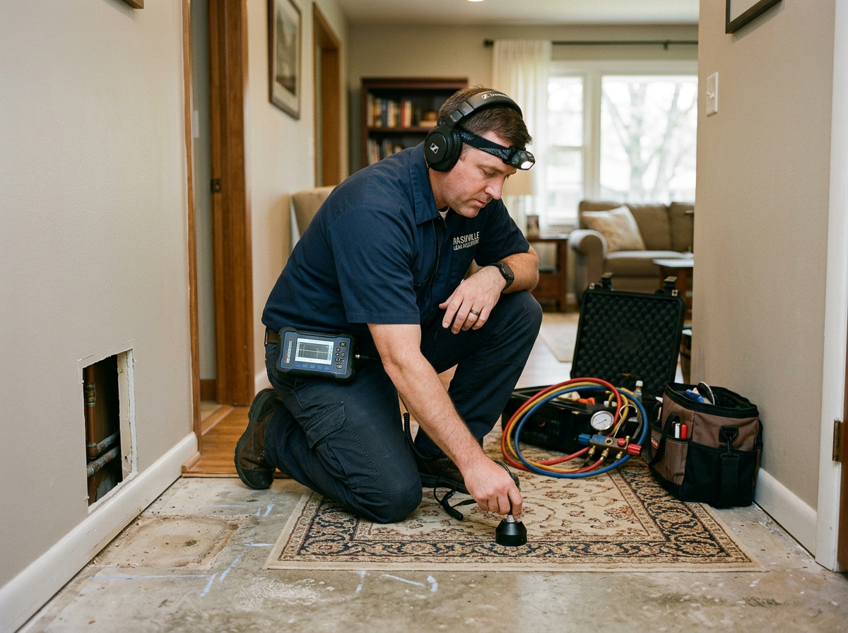 Slab Leak Detection in Nashville