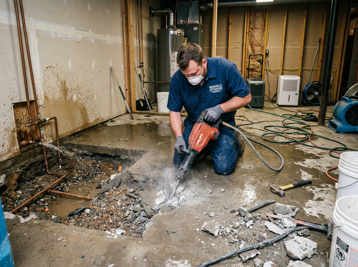 Slab Leak Repair in Harrison, TN 37341